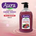 Clearex Pakistan - Aura Anti-Bacterial Liquid Handwash Wild Berries 500ML. 