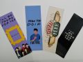 Friends theme Bookmarks - Pack of 4. 