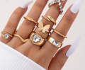 knuckle rings wholesale European and American fashion resort style jewelry knuckle punch ring knuckle armor ring. 