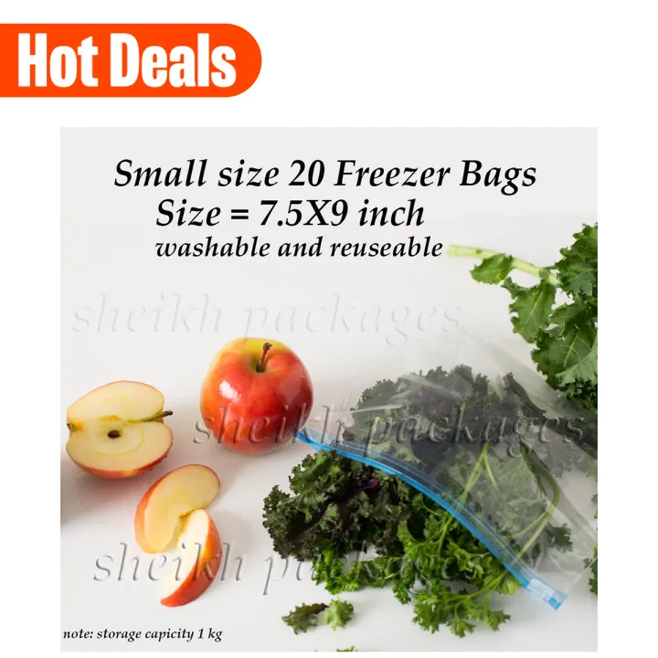 Pack%20of%2015%20medium%20size%20Freezer%20bags%20,%20Plastic%20zip%20bags%20,%20Zip%20lock%20bags%20-%20Image%203