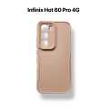 Infinix Hot 60 Pro 4G Back Cover Soft Leather Texture Design Camera Protection Phone Case for Infinix Hot 60 Pro 4G. 