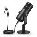 MAONO PD100U USB Dynamic Microphone - Podcasting Powerhouse with Gain Control, Plug & Play Ease, Robust Metal Design, Advanced Voice Isolation, Cardioid Studio Mic for Seamless Streaming, Crystal-Clear Vocals, and Home Studio Brilliance.. 