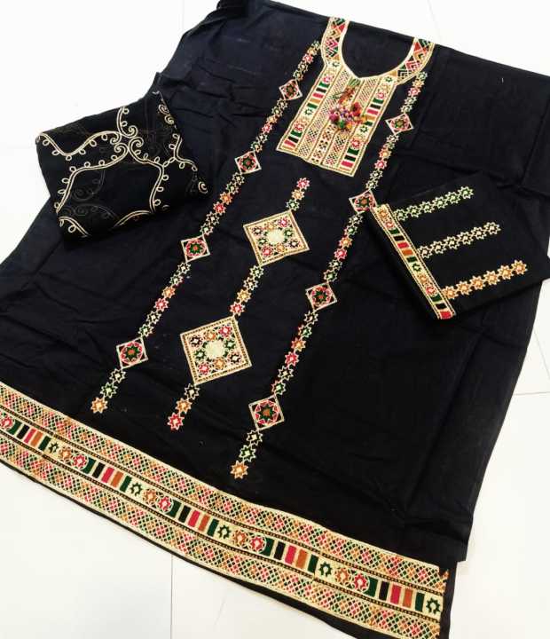 Black%20Color%20Three%20Piece%20Unstitch%20Traditional%20Sindhi%20Suit/Embroidered%20Suit/Sindhi%20Embroidery%20-%20Image%205
