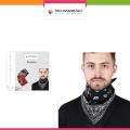 Techmanistan Ethnic Unisex Bandana Scarf Head Wrap Scarf For Boys - Paisley Printed Bandana For Boys, Bandana for Girls, Bandana for Men Head, Bandana for Boys, Bandana for Men Black. 