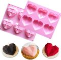Silicone Heart Chocolate Mold Diamond Heart Silicone Mold. 