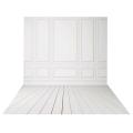 3x5ft Vinyl Photography backdrops White Brick Wall wood floor wedding background for photo studio. 