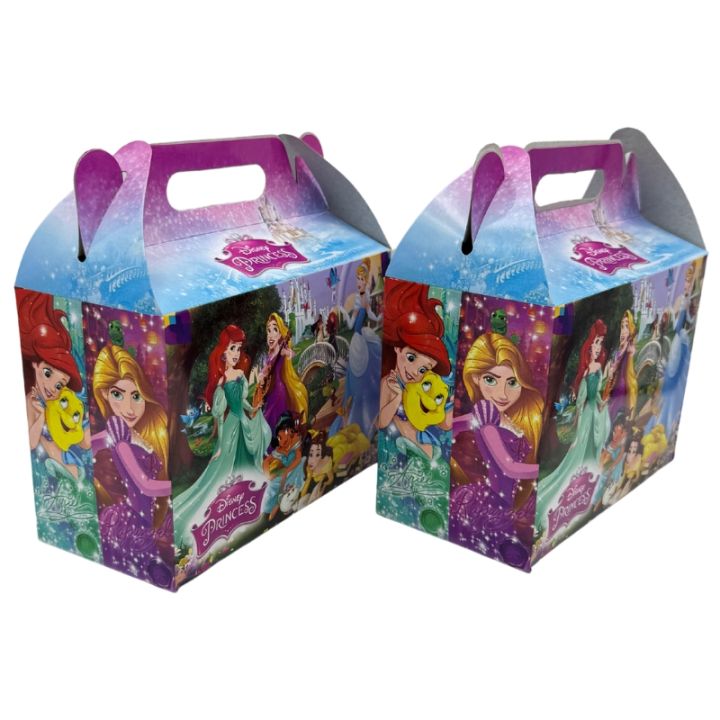 PRINCESS THEME GOODY BOX FANCY - PACK OF 10 GOODY BOX