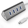 dodocool Aluminum 4 in 1 USB Type C OTG Hub Multiport Adapter with 3 USB 3.0 Ports and PD Power Delivery Charging Port,Thunderbolt 3 USB-C Dock Dongle for MacBook Pro 2016 2017,Plug and Play. 