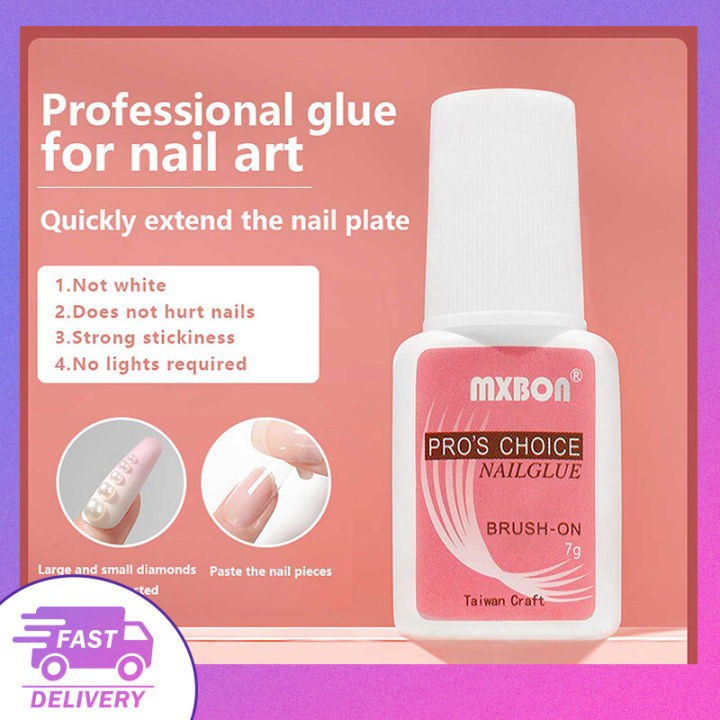 Fast Drying Nail Glue Mxbon Glitter Acrylic Nail Nail Adhesive False Tips Bond Fast Drying Fingernail Extension Bonder
