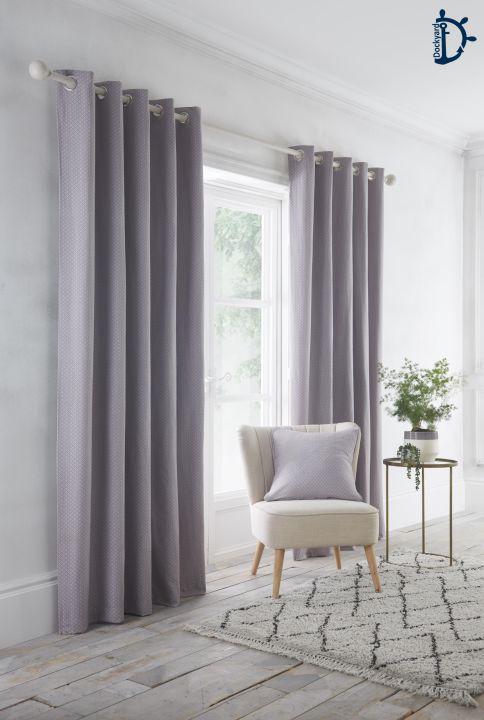 Jacquard%20Curtains%20Set,%20Lined%20Eyelet%20Curtains%20for%20Room%20-%20Diamond%20Texture%20Silver%20Grey%20-%20Pack%20of%202%20-%20Image%206