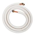 Air Conditioner Tube 1/4+3/8 Insulated Copper Pipe 5mtr Air conditioning pipes. 