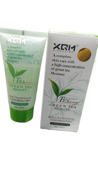 XQM Primer Green Tea Whitening Moisturiz Primer