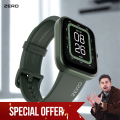 Zero® Terra Fit Smartwatch - Bluetooth Smart Watch with 1 year warranty for Android & iOS Smartwatches - Snug Fit, Curved Glass Display, Heart Rate Sleep Monitoring Smart watches, Bluetooth Calling, IP68 Waterproof Sports Health Fitness Tracker. 