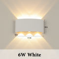 Led Wall Lamp 4w 6w 8w Wall Sconce Indoor Outdoor Lighting Bedside Decor Lamps Wall-mounted White Body Wall Light For Home Garden. 