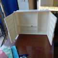 Bathroom Cabinets with Shutter Doors. 