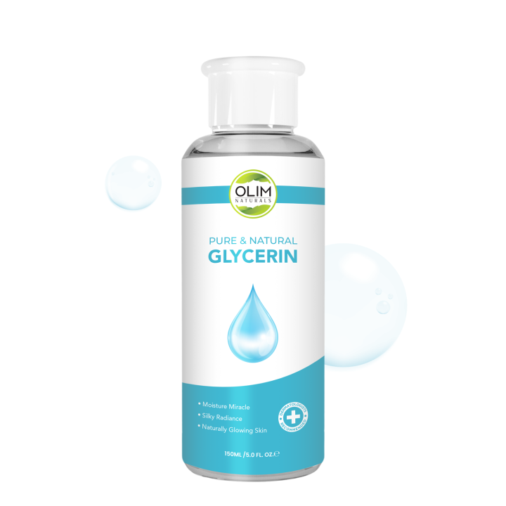 Olim Naturals - Vegetable Glycerin Oil Pure Skin Care Moisturizer 100 % And