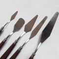 Artist Palette Painting Knife Set of 5 (Stainless Steel). 