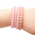 Pink Color Crystal Glass Beads Loose Space Beads for Bracelet Necklace DIY Jewelry Craft Making Accessories. 