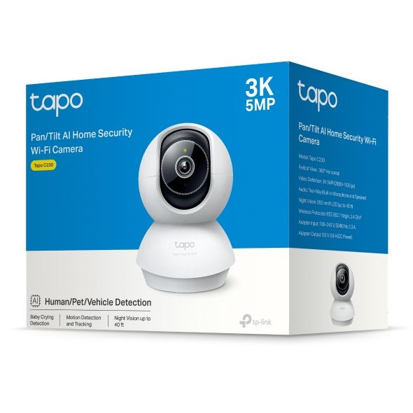 TP-Link%20Wi-Fi%20Camera%20Tapo%20C230%20Pan/Tilt%20AI%20Home%20Security%20Wi-Fi%20Camera%20-%2018%20Months%20Brand%20Warranty%20-%20Image%202