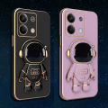 Luxury Astronaut Soft Phone Case For Xiaomi Redmi Note 13 13ProPlus 13C 12S 12C 1S 10A 10C 9S POCO X6 M6Pro Stand Silicone Cover. 