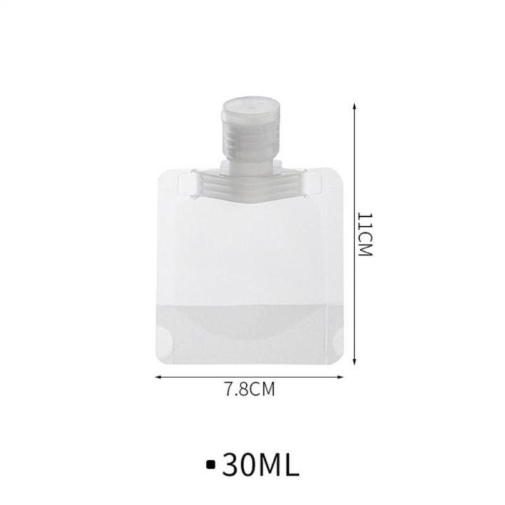 【HOT】 Travel Bag Cosmetic Lotion Shower Gel Shampoo Travel Portable Disposable Small Bottle Bag Shape Easy Storage Organization Bags