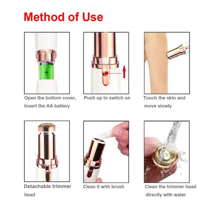 NEW%20Facial%20Hair%20Remover%20Finishing%20Touch%20Shape%20Lipstick%20Flawless%20Women's%20Painless%20Hair%20Remover%20-%20Image%208