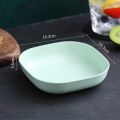 10Pcs Creative Spit Bone Dish Household Food Grade Plastic Dish Elliptical Plate Set Dining Table Plate. 