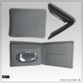 MATTE GREY WALLET Gift for Men | Business Class High-Quality Leather. Multiple Card Holder, Solid Color Travel Purse. 