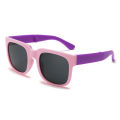 Children'S Outdoor Sunglasses Candy Colored Sun Protection Glasses Uv400 Sunscreen Universal Portable Foldable Square Glasses. 