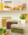 Limon Acrylic Airtight Lock Jars. 