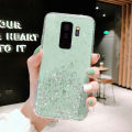 Casinglee For Samsung Galaxy S9 case Full Stars Moon Glitter Bling Sequins Cases for Samsung S9 Phone Cover Starry Sky Transparent Soft Back Cover. 
