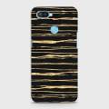 Oppo A5 Cover - SkinLee HQ Hard Case - Golden Black Strips - SKINLEE-474-1-316-198. 
