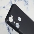 Infinix hot 20i Case Rock Slim Soft Silicon Matte Phone Cover - Black. 