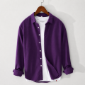 Shirt for Men with under white T-Shirt All Season Cotton Slim Fit Party Wear Multiple Colors Available. 