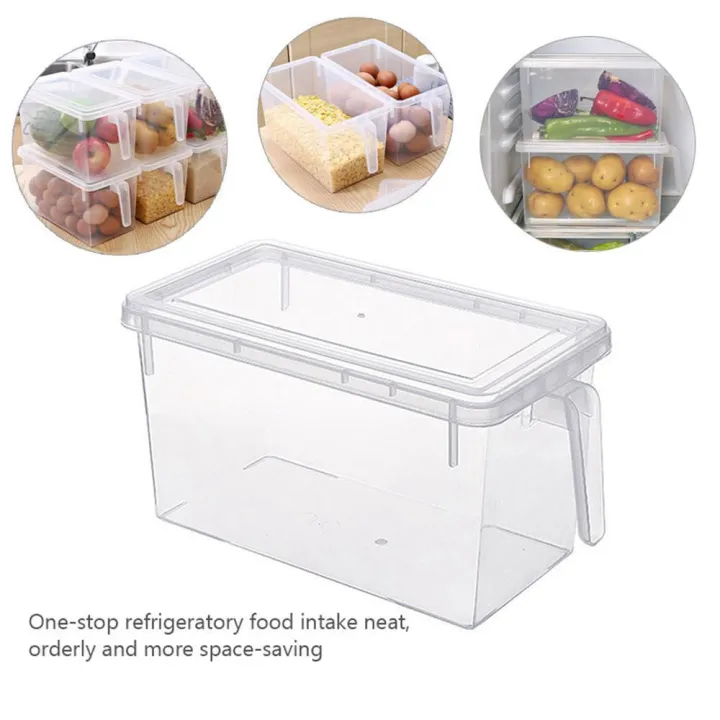 Refrigerator%20Storage%20Box%20With%20Handle%20Transparent%20Sealed%20Rectangle%20Plastic%20Container%20with%20Lid%20-%20Image%208