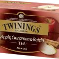 Twinings Apple Cinamon & Raisin Tea Rich & Spicy 25 Tea Bag , 25 X 2g , 50g. 