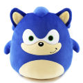 Cross-Border round Roll Sonic the Hedgehog Plush Doll Super Sony Tumbler Cartoon Cute Toy Pillow Ragdoll. 