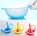 SUCTION BASED BABY FEEDING BOWL WITH LID. 