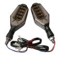 Motorcycle Led indicator pair for all bikes ( dual colours bright parking lights flexible quality ). 
