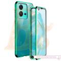 lthmy for VIVO Y22s Magnetic Case 360 Front Back double-sided 9H Tempered Glass Case Metal Bumper cover. 