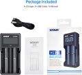 Universal Battery Charger XTAR VC2SL LCD Display Speedy Smart Charger for Rechargeable Batteries Ni-MH Ni-Cd AA AAA Li-ion IMR. 