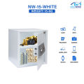 Digital Security Safe Locker NW-15 White Secure Cash, Jewelry, Id Documents Size; D 13.5" W 15" H 16”. 
