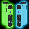 BeesClover Silicone Protective Case Compatible For Roku Tv Series Universal Smart Remote Control Shockproof Protector Cover. 