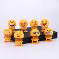 Emoji Smile Face Spring Shaking Head Bouncing Doll Toys For Car Decorate 1 Piece Large Size High Quality. 