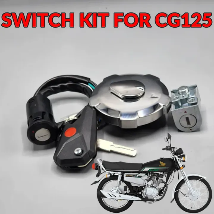 Honda CG125 3 in 1 Switch Kit | Computerized Key, Light & Ignition Lock ...