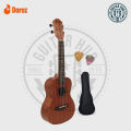 Tenor Size Ukulele Kit, AQUILA Strings, Sapele Body, Rosewood Fingerboard, Matte Finish, with Bag and Picks, Natural Brown. 