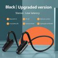 ARMICO New Bone Conduction Bluetooth Headset Open Ear Wireless IPX5 Waterproof AIR Conduction Headphones Bluetooth V5.0 - Sports Open Ear Wireless Headset Sweatproof w/Mic - for Cycling Running Driving Gym. 