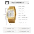SKMEI Men Quartz Watch Stainless Steel Watch Band Fashion Simple Business Style With luminous For Men 9133. 