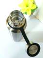 Large Capacity 1500ml SUS304 Stainless Steel Water Bottle Insulated Thermos Hot & Cold Vacuum Flask with Leather Cover. 