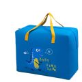 Blue Dinosaur Travel Bag Large Capacity Zipper Closure Cartoon Print Perfect for Kids and Adults on-the-go!. 